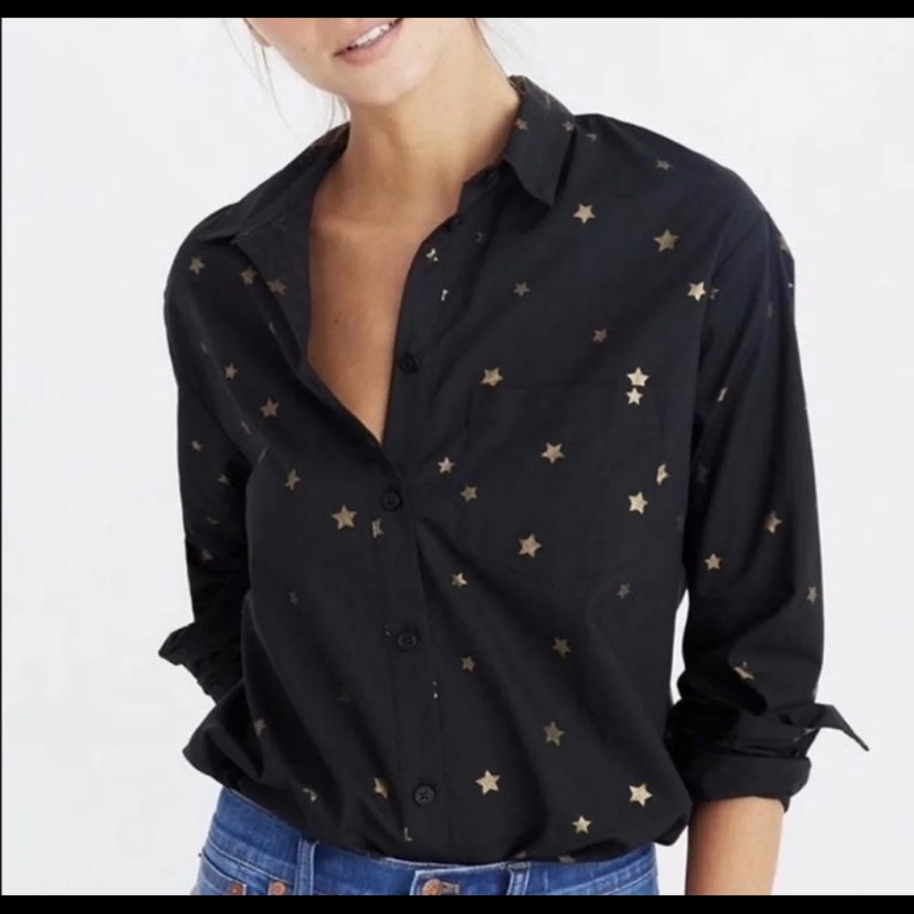 COPY - Madewell Ex Boyfriend Star Mix Top